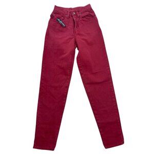 Pepe Jeans Retro Red Classic Fit Straught Legb Cotton Jeans Size 24